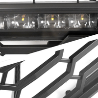 Accessoires de voiture 4X4, calandre de pare-chocs avant ABS avec barre lumineuse pour Toyota Tacoma 2016 2017 2018 2019 2020 2021 2022 2023