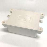 Caja de distribución de red de energía eléctrica ABS de 125*100*52mm carcasa de PCB montada en la pared impermeable para exteriores inyección electrónica