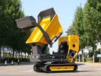 Mini-dumper hydraulique compact à chenilles de 0,5 tonne à chargement automatique, haute efficacité, prix usine, prix bas