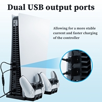 Pour station de charge verticale PS5 DE UHD avec ports USB pour chargeur de contrôleur PS5 pour Console PS5