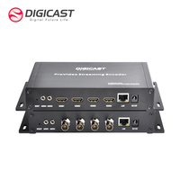 Codificador de Transmisión DMB-8904A-EC 4 para CATV, Video HD H.264 1080P con Protocolos HLS/RTMP y Salida TS sobre IP