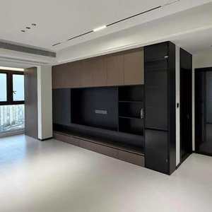 Cuisine modulaire en contreplaqué écologique moderne sur mesure pour toute la maison, avec charnières, évier, robinet, finition acrylique, dosseret - Product Image 4