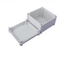 Boîtier de jonction étanche IP54 en ABS 130x190x190mm, boîtier pour instruments électroniques, boîtier de distribution électrique extérieur