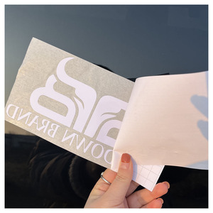 Calcomanía Personalizada Resistente a los Rayos UV para Parachoques de Automóviles, Logotipo Recortado, Vinilo Removible, Calcomanía para Ventana de Automóvil - Product Image 2