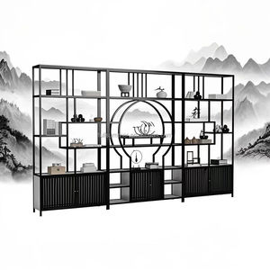 Scaffale <span class=keywords><strong>da</strong></span> <span class=keywords><strong>Collezione</strong></span> Fullsummer, Divisorio per Soggiorno, Mobile Porta Vini, Espositore Decorativo, Mensola <span class=keywords><strong>da</strong></span> Parete - Product Image 6