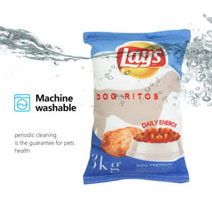 Fun Foods <span class=keywords><strong>Dog</strong></span> Chip Toy piccole e grandi razze Anti ansia interattivo masticare simpatici giocattoli per cani giocattoli squittio per animali domestici - Product Image 6