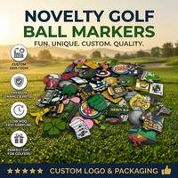 Marqueur de balle de golf PRIMUS GOLF en alliage de zinc émaillé, motif dessin animé amusant, personnalisé, décoratif et portable pour le putting green