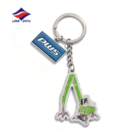 Longzhiyu – Porte-clés en métal personnalisés avec logo 2D, lettres, émail dur ou souple, breloques mignonnes de dessin animé, 20 ans d'expérience