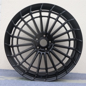 Rines de Aleación Forjados Negros Brillantes SRX de 20, 21 y 22 Pulgadas, 5x112, Pedido al por Mayor para Mercedes Clase <span class=keywords><strong>S</strong></span>, Toyota Alphard, BMW Serie 7 - Product Image 4