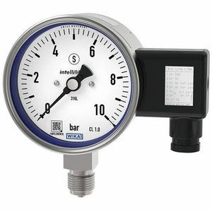 Manómetro de Tubo Bourdon Hidráulico de Acero Inoxidable, Instrumento de Medición de Presión de Alta Precisión para Sistemas Hidráulicos - Product Image 3