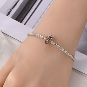 Venta al por mayor pulsera con abalorios encanto Spider-Man circón Chapado en plata encanto joyería fina colgante encanto para bolsos Acier Inoxydable - Product Image 3