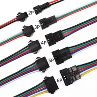 Usine en gros SM-2 12V USB rouge vert bleu et blanc prise tête d'avion fil de borne