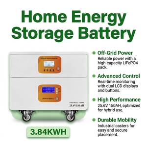 Batería de Almacenamiento de Energía Doméstica Apilable de 3.84KWh con Carcasa Metálica Profesional para Sistemas Solares Residenciales - Product Image 5
