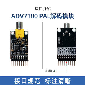 โมดูลกล้อง FPGA ADV7180 CCD/PAL – อินเทอร์เฟซเดียวกับ OV7670 M616 - Product Image 3