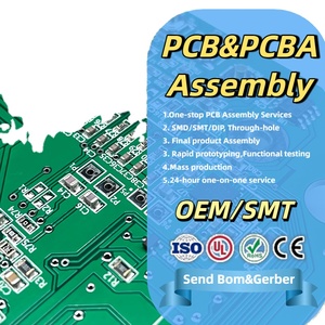 แผงวงจรควบคุมอุตสาหกรรมแบบสองด้าน ได้มาตรฐาน ROHS วัสดุ FR4/อะลูมิเนียม ISO PCBA - Product Image 1
