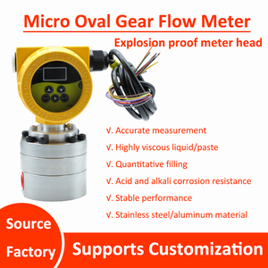 Shanghai Jishen Oil <b>Flow</b> <b>Meter</b> Oval Gear Stainless Steel Digital LCD Display High Accuracy 0.5% - Product Image 6