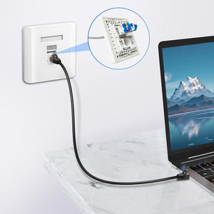 Conector Keystone RJ45 UTP 8P8C Modular Giratorio de 180 Grados Sin Herramientas Cat5e Cat6 para Paneles de Conexión de Telecomunicaciones - Product Image 6