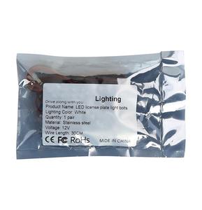 Perno <span class=keywords><strong>de</strong></span> luz LED para matrícula <span class=keywords><strong>de</strong></span> motocicleta, ajuste Universal <span class=keywords><strong>de</strong></span> aluminio <span class=keywords><strong>de</strong></span> alta calidad, impermeable, 0,24 W, 12V, <span class=keywords><strong>precio</strong></span> barato - Product Image 5