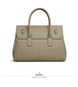 กระเป๋าสะพายไหล่สไตล์วินเทจเรียบง่ายสำหรับผู้หญิง ความจุขนาดใหญ่ ใช้งานได้หลากหลาย เหมาะสำหรับธุรกิจ กำลังเป็นที่นิยม กระเป๋าถือหนังแท้คุณภาพสูงสำหรับผู้หญิง - Product Image 6