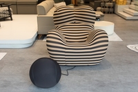 Reposapiés de bola redonda práctico estilo INS, sofá de ocio con forma creativa, muebles para el hogar, sofá con bolsa de frijol importado de Suiza