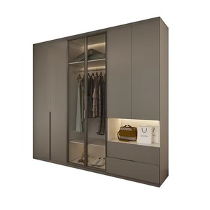 <span class=keywords><strong>Armadio</strong></span> Moderno Economico per Camera da Letto con Serratura e Chiave, Cabina <span class=keywords><strong>Armadio</strong></span> in Legno per la Casa, Design in Legno - Product Image 1