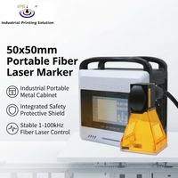 Machine de marquage laser à fibre portative 5000 mm/s, codeur laser portable pour l'impression de codes-barres et QR sur métal et plastique