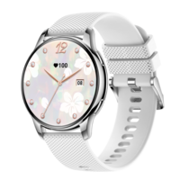 Montre connectée sportive tendance YiQungo 2024 pour femmes, étanche IP67, avec fonction d'appel, moniteur de fréquence cardiaque, écran tactile AMOLED 1,32 pouces