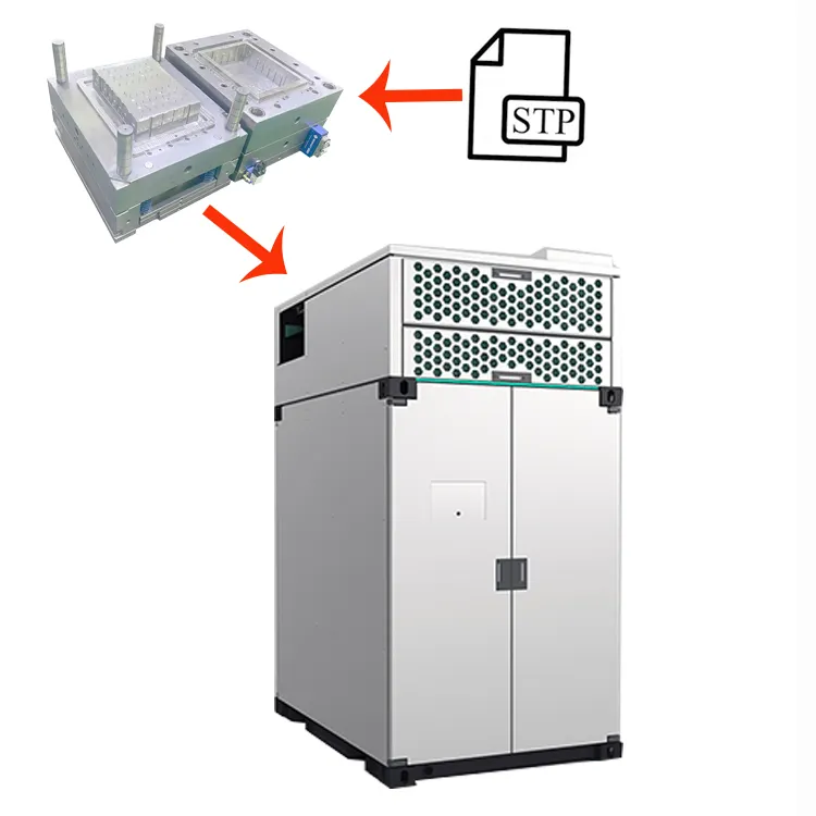 Custom grid energy storage custodia in plastica/shell home industrial energy storage battery stampo in plastica per alloggiamento