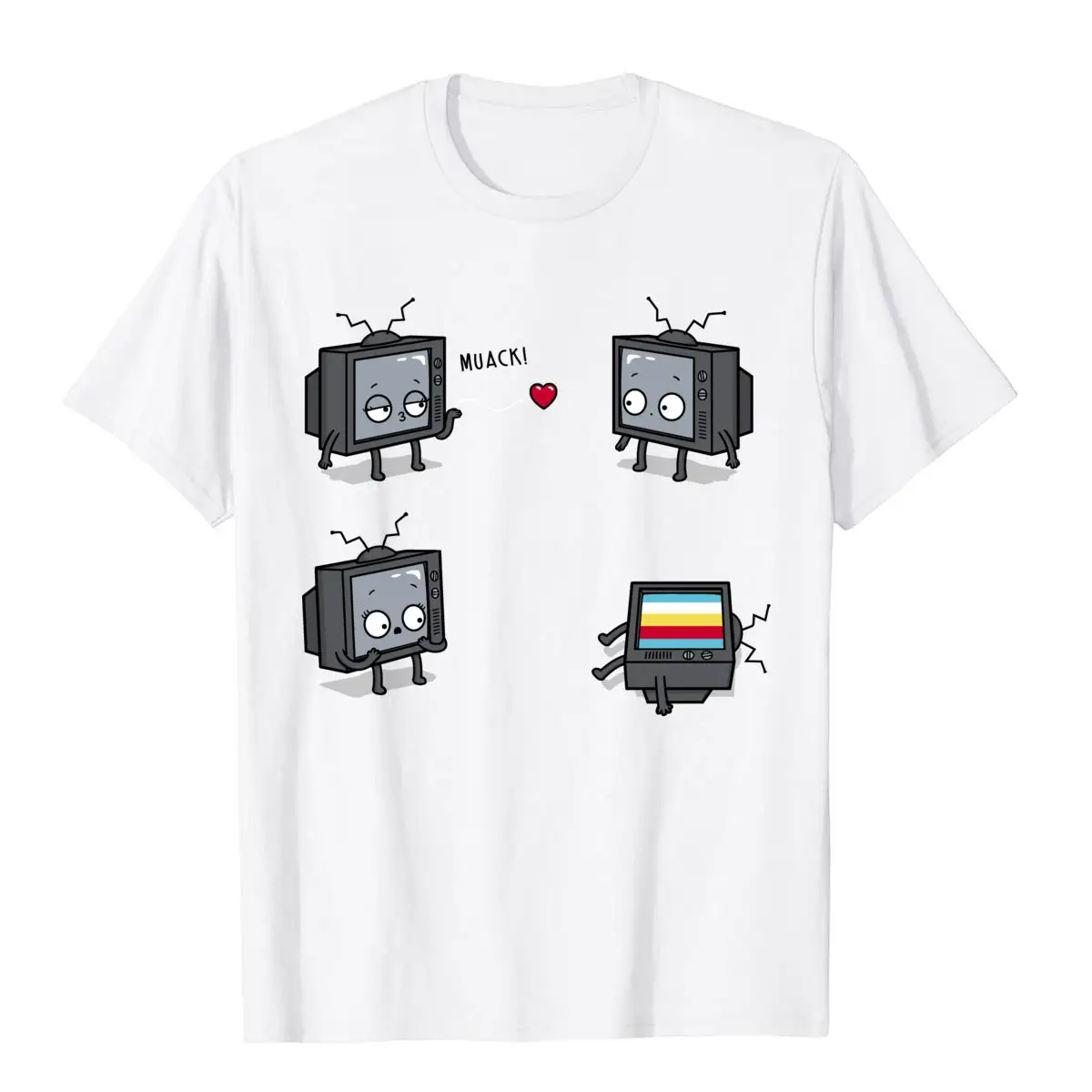 No Signal Found T Shirts 탑 셔츠 Funny 면 꽉 Japan Style Men Customize Print Tshirt