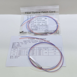 Manufacturer Price Different Ratio Mini Type 0.9mm PLC <b>Splitter</b> Without Connector 1m Length Single Mode Optical <b>Splitter</b> - Product Image 6