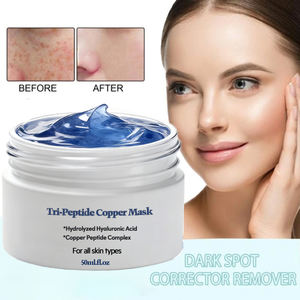 OEM mavi bakır peptid buz kristal jel yüz ve vücut maskesi güneş onarım su geliştirilmesi pürüzlülük yatıştırıcı onarım kuru cilt - Product Image 2