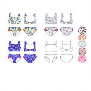 Maillot de bain pour enfants de haute qualité, imprimé floral, bas de maillot de bain, vêtements de plage pour bébés filles, pour enfants de tous âges - Product Image 1