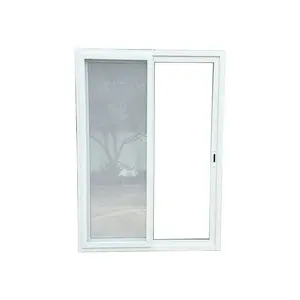 Porte de patio coulissante en pvc pvc, prix d'usine, verre trempé des Philippines, vinyle blanc, double vitrage, balcon, portes coulissantes