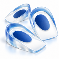 Coussinets de talon en gel, supports de voûte plantaire en gel, coussinets anti-douleur pour le talon, pour la fasciite plantaire, la tendinite, soins des pieds pour adultes