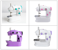 Mini machine à coudre UFR-202 pour débutants, enfants, usage domestique, travaux manuels, point de couture, aiguille simple, facile à utiliser