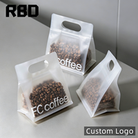 Sachets personnalisés imprimés en gros avec soufflet latéral, résistants à l'humidité, pour l'emballage de grains de café, avec valve et fermeture éclair, qualité alimentaire, type stand-up