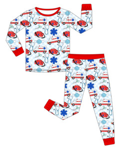 Conjunto de Dormir de Bambú Minimalista Moderno de 2 Piezas <span class=keywords><strong>para</strong></span> <span class=keywords><strong>Niñas</strong></span> Pequeñas, Diseño Chic, Ropa Orgánica Cómoda, Venta al por Mayor Directa de Fábrica - Product Image 2