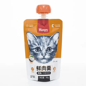 Wanpy 100% Natural Salmon Comida Húmeda Golosinas para Gatos 10 Piezas de Alta Proteína con Vitaminas y Minerales para Todos los Tamaños de Gato - Product Image 6