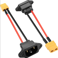 Câble de chargeur personnalisé pour vélo électrique 15A 30A IEC C14 T Type 3Pin prise d'entrée mâle citycoco pièces de scooter