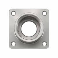 Plaque de montage carrée en acier inoxydable de précision sur mesure, usinage CNC, pièces moulées par investissement