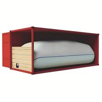 Flexitank de 24 000 L pour liquides en vrac, sac de 20 pieds, flexitanks pour bitume, grand sac adapté au transport de liquides