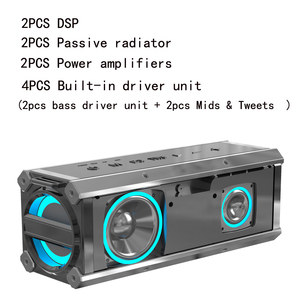 Hộp Loa Siêu Trầm 120W Loa Karaoke Không Dây Di Động Mini Dj Chất Lượng Cao Âm Thanh Nổi BT Hifi Tuyệt Vời Loa Bluetooth - Product Image 5