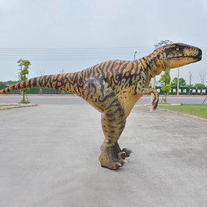 Disfraz de Dinosaurio <span class=keywords><strong>Velociraptor</strong></span> de Plástico con Diseño de Piernas Ocultas y Luces, Tallas Personalizadas, para Exhibiciones en Centros Comerciales, de Fábrica Zigong - Product Image 1