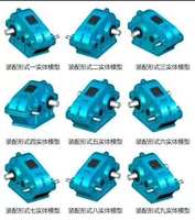 Réducteur d'engrenages cylindrique pour mine, modèle JZQ350, ultra-résistant et à couple élevé, compatible avec tous les types d'équipements mécaniques
