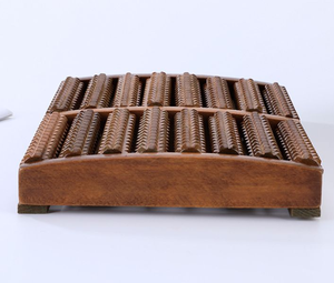 Pemijat kaki rumah tangga, jenis rol kayu Solid titik akupuntur dan bola pijat unblock Meridian - Product Image 2