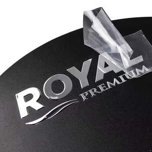 Etiqueta Adhesiva de Transferencia UV, Logotipo 3D Personalizado, Etiquetas Metálicas con Relieve, Etiquetas de Transferencia Doradas y Plateadas - Product Image 2