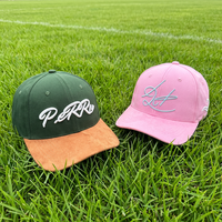 Gorra de Béisbol Deportiva de Gamuza de Lujo con Logotipo Bordado en 3D Personalizado al por Mayor, Unisex, Ajustable