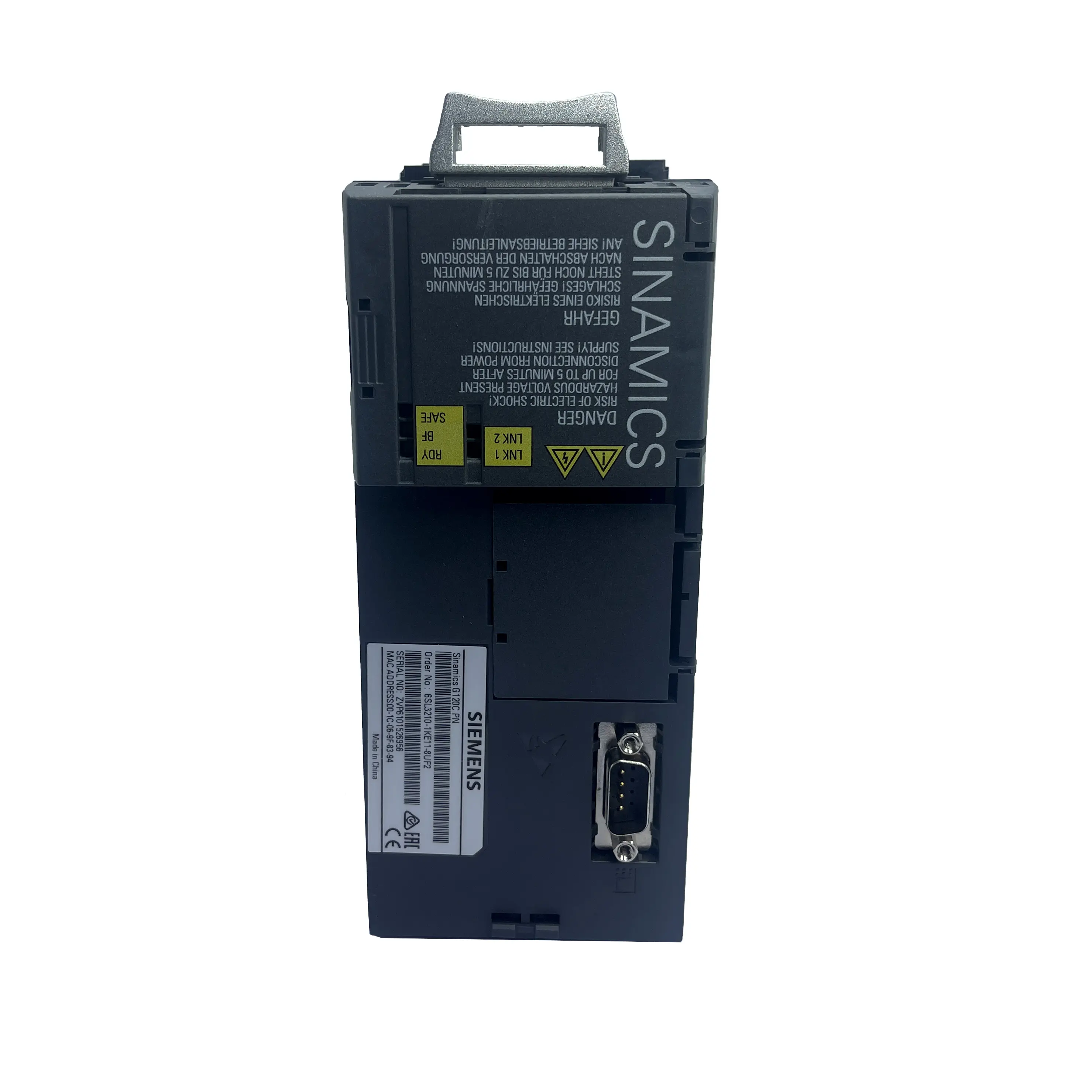 Hot selling 6SL3210-1KE11-8UF2 47-63Hz 23A 0.55kW 0.75HP FREQUENCY CONVERTER In Stock