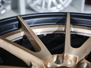 Personalizzare i cerchi 2 pezzi 5*120.65 6*114.3 spazzola rosso bronzo viso nero opaco barilotto auto ruote forgiate per Camaro - Product Image 6