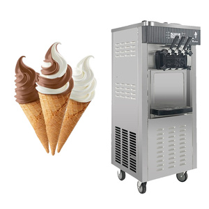 Machine à crème glacée commerciale SUS304 de 20L-28L/H, fabricant de yogourt glacé - Product Image 6
